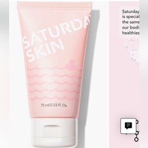 NWT Saturday Skin Pink Skincare Tube Size 75 ml/2.53 fl oz
